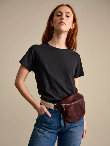 Covi T-Shirt in Off Black