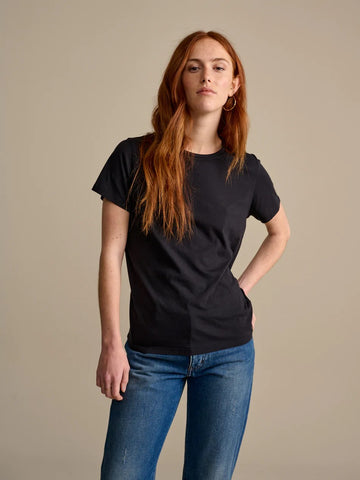 Covi T-Shirt in Off Black