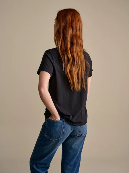 Covi T-Shirt in Off Black