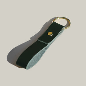 Brass Keyring in Forest