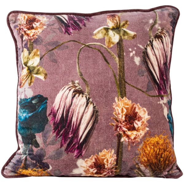 Dahlia Velvet Cushion