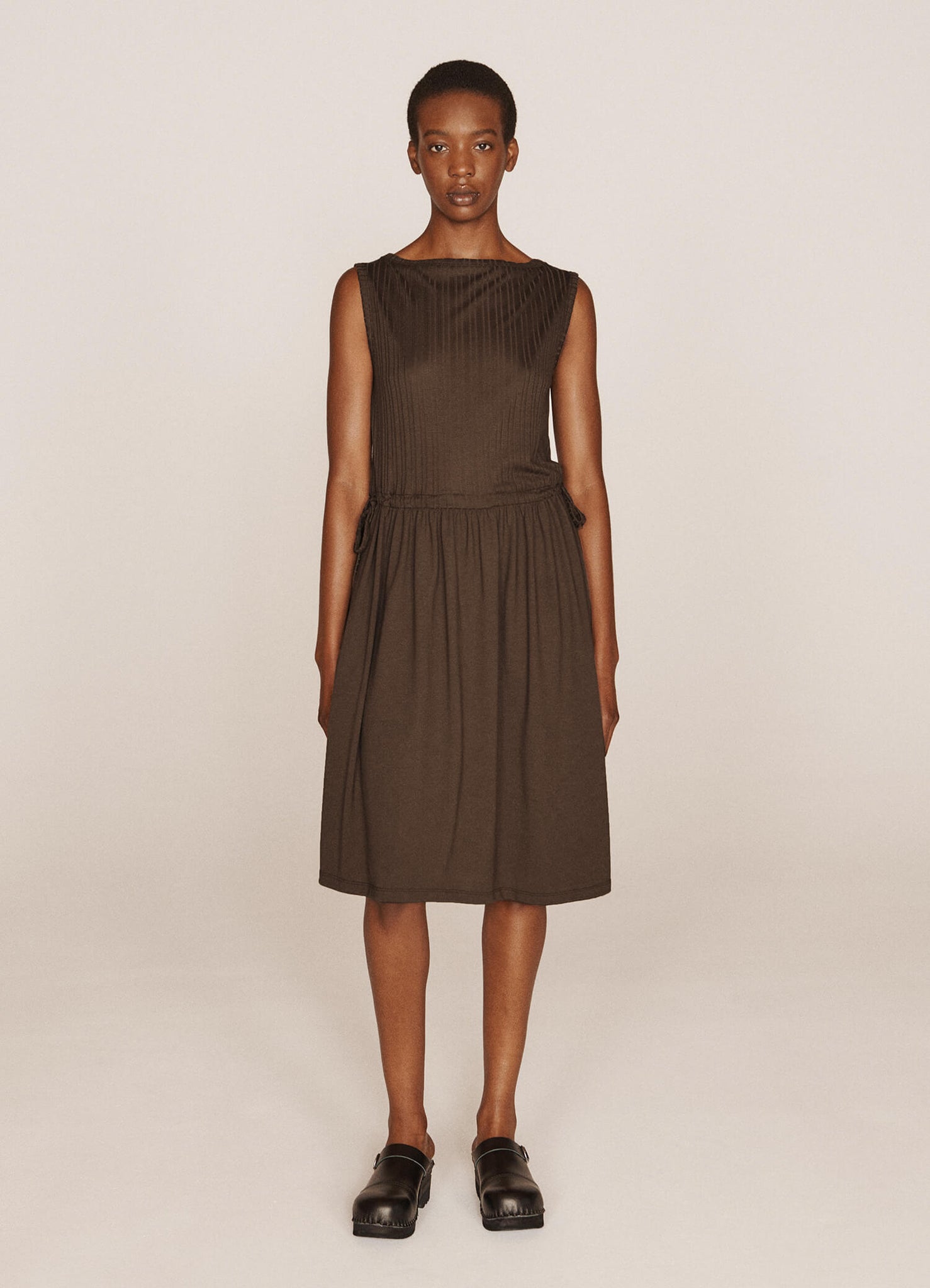 Hay Dress in Brown
