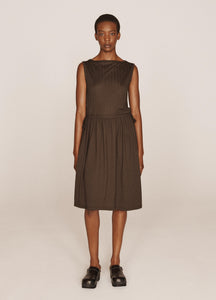 Hay Dress in Brown