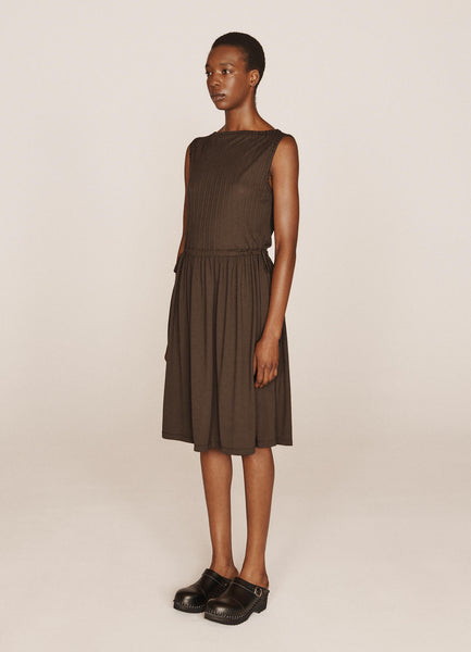 Hay Dress in Brown