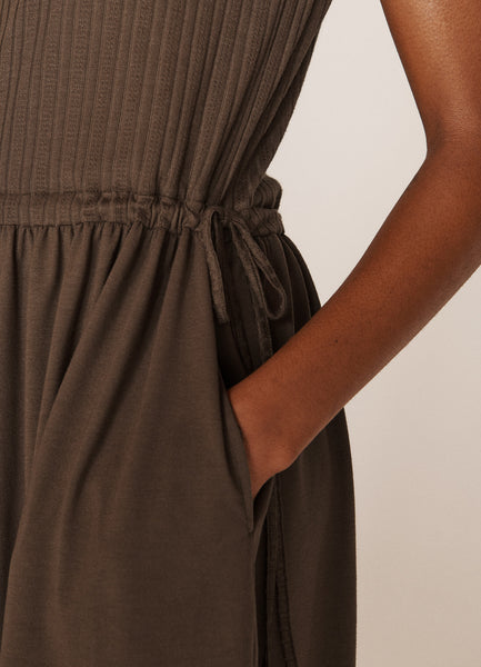 Hay Dress in Brown