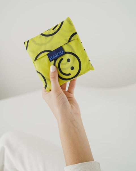 Standard Tote in Yellow Happy