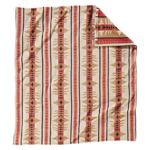 Cotton Throw Gift Pack Set of 2 in Trail Ridge Oat