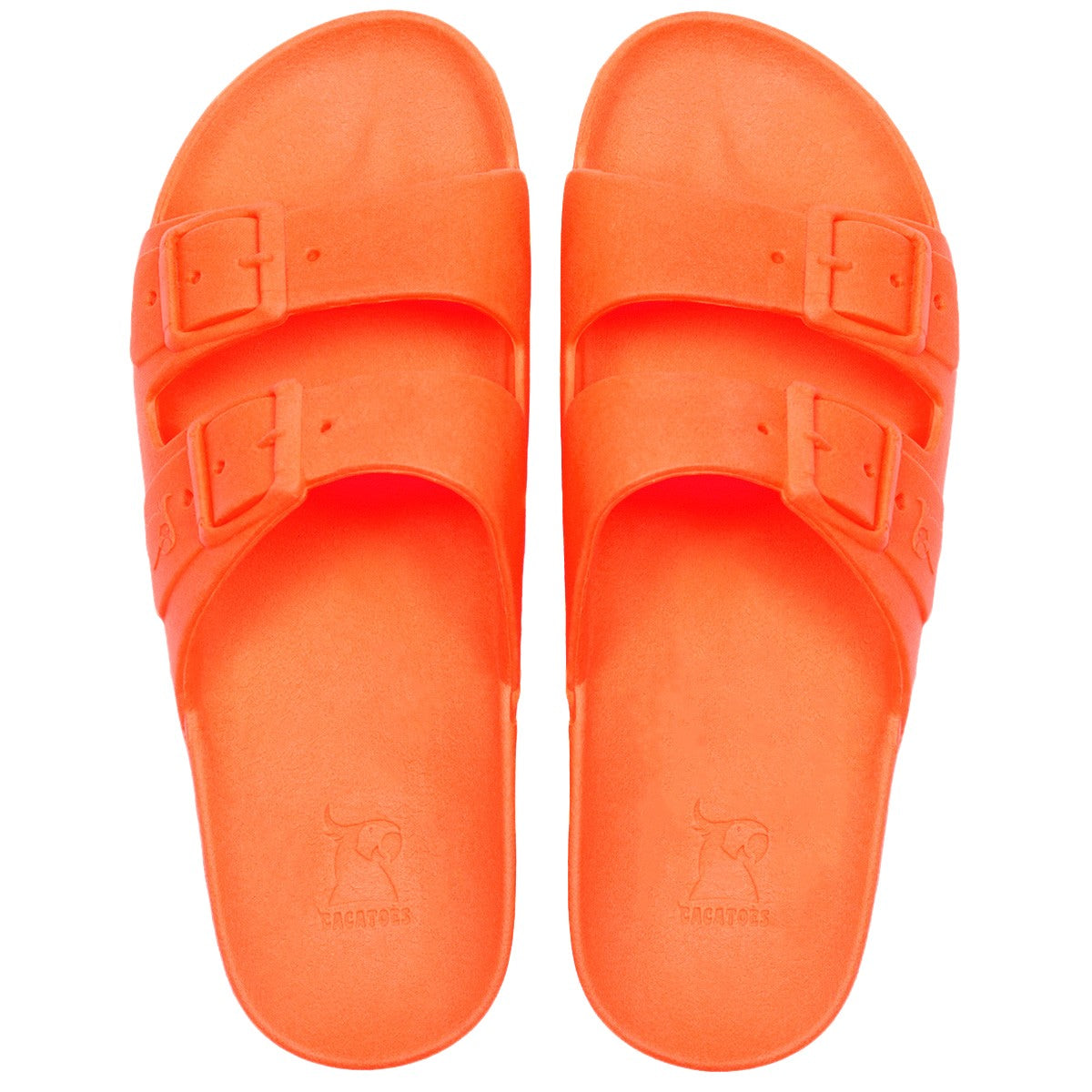 Bahia Sandals in Orange Fluo