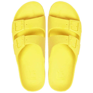 Bahia Sandals in Fluo Yellow