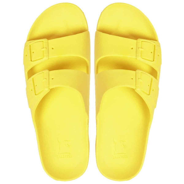Bahia Sandals in Fluo Yellow