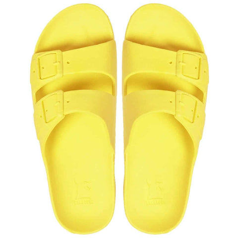 Bahia Sandals in Fluo Yellow
