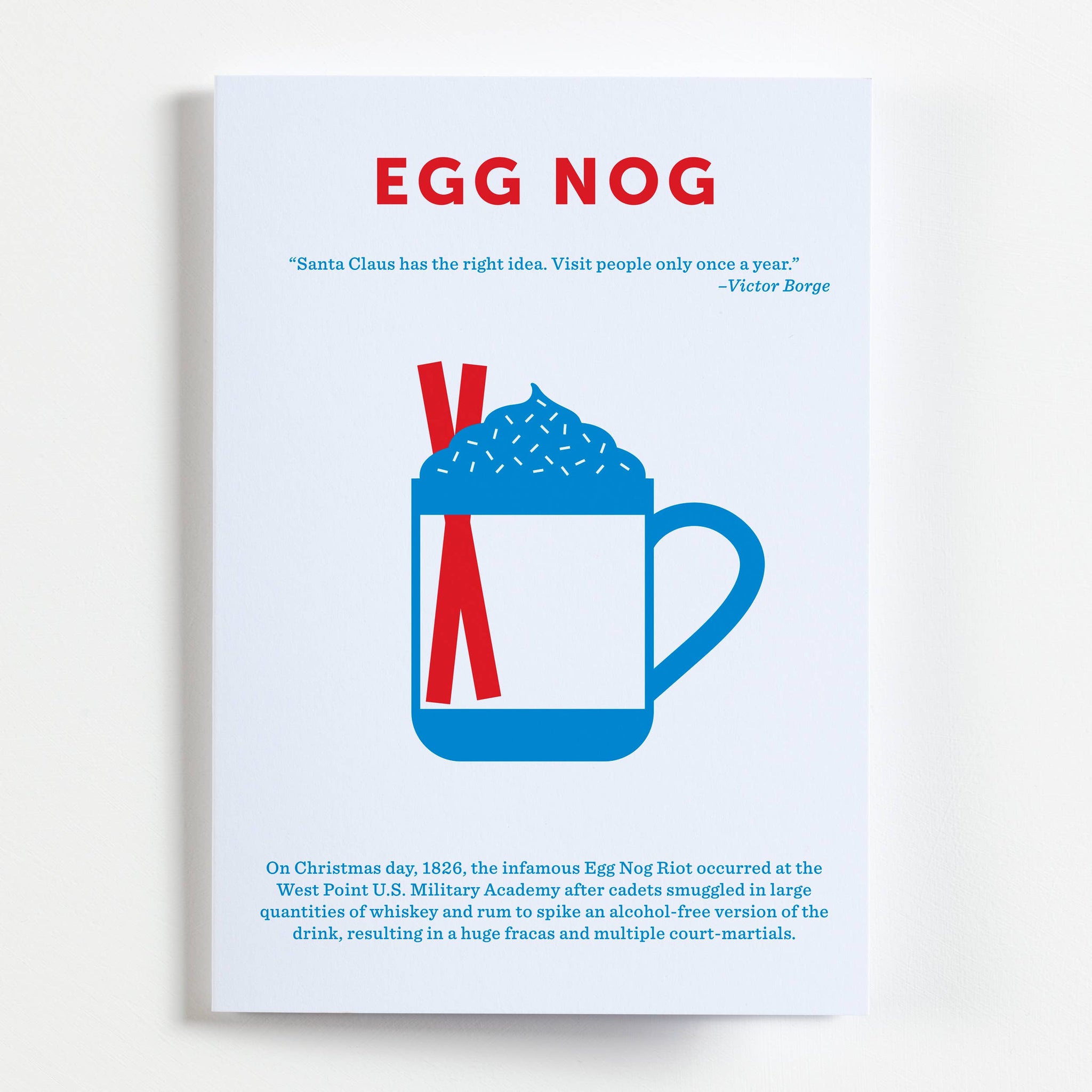 Egg Nog Greeting Card
