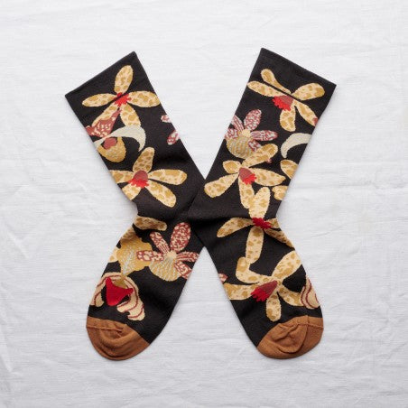 Orchid Socks in Dark